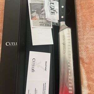 Luxe Artisan Knife with Black Handle